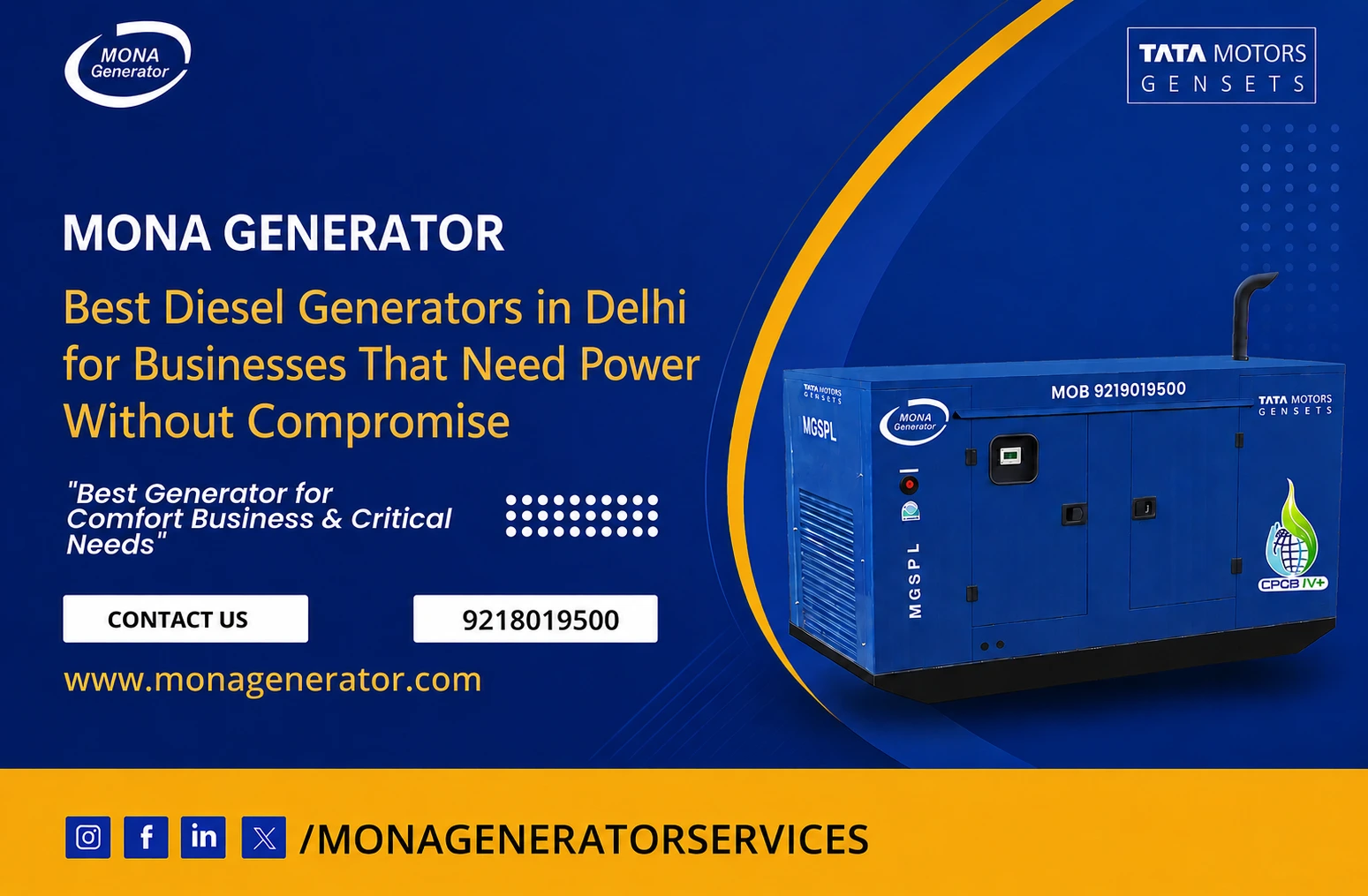 Best Diesel Generators in Delhi for Businesses That Need Power Without Compromise